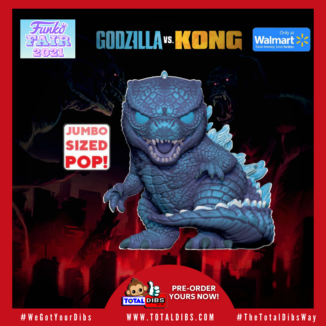 (PRE-ORDER) Walmart Exclusive - Pop! Movies Godzilla vs Kong : Godzilla (City Lights) 10
