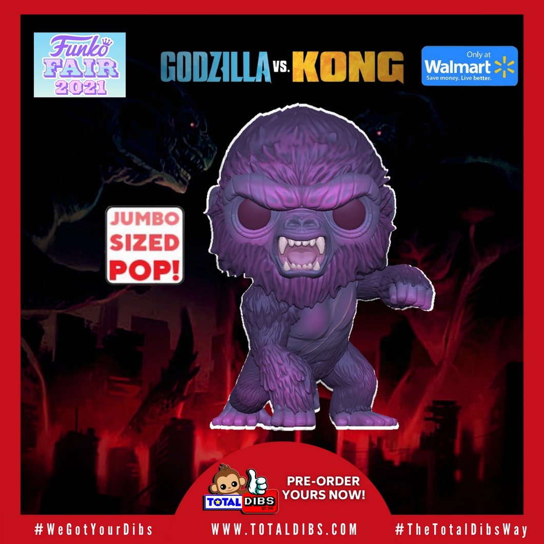 (PRE-ORDER) Walmart Exclusive - Pop! Movies Godzilla vs Kong : Kong (City Lights) 10