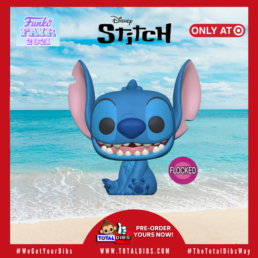 (PRE-ORDER) Target Exclusive - Pop! Disney Lilo & Stitch - Stitch (Flocked)