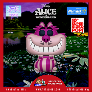 (PRE-ORDER) Walmart Exclusive - Pop! Disney Alice in Wonderland 70th - Cheshire Cat 10" Super Sized Pop