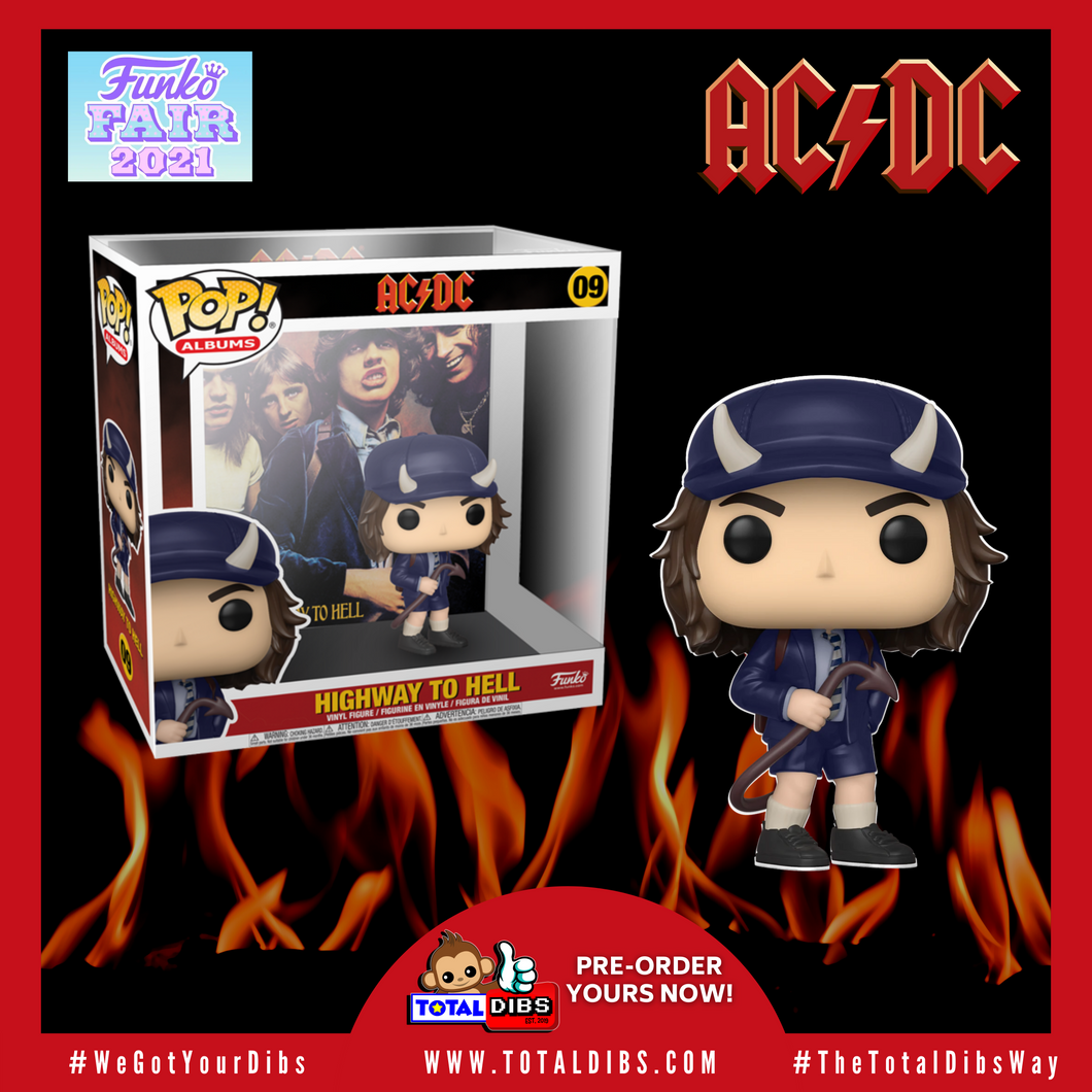 (PRE-ORDER) Pop! Albums - AC/DC Highway To Hell (with Vinyl Record Combo or Stand-Alone)