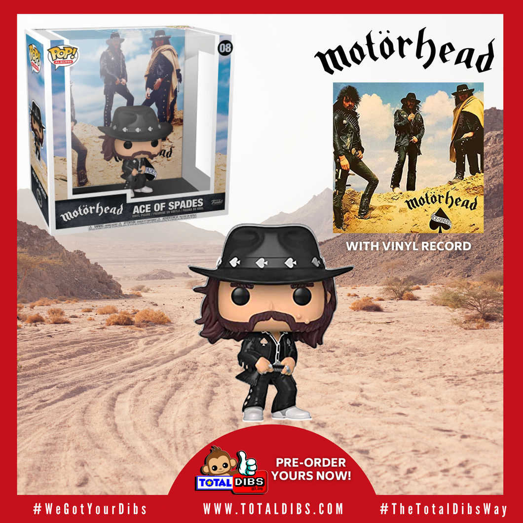 (PRE-ORDER) Pop! Albums - Motorhead Ace of Spades (with Vinyl Record Combo or Stand-Alone)