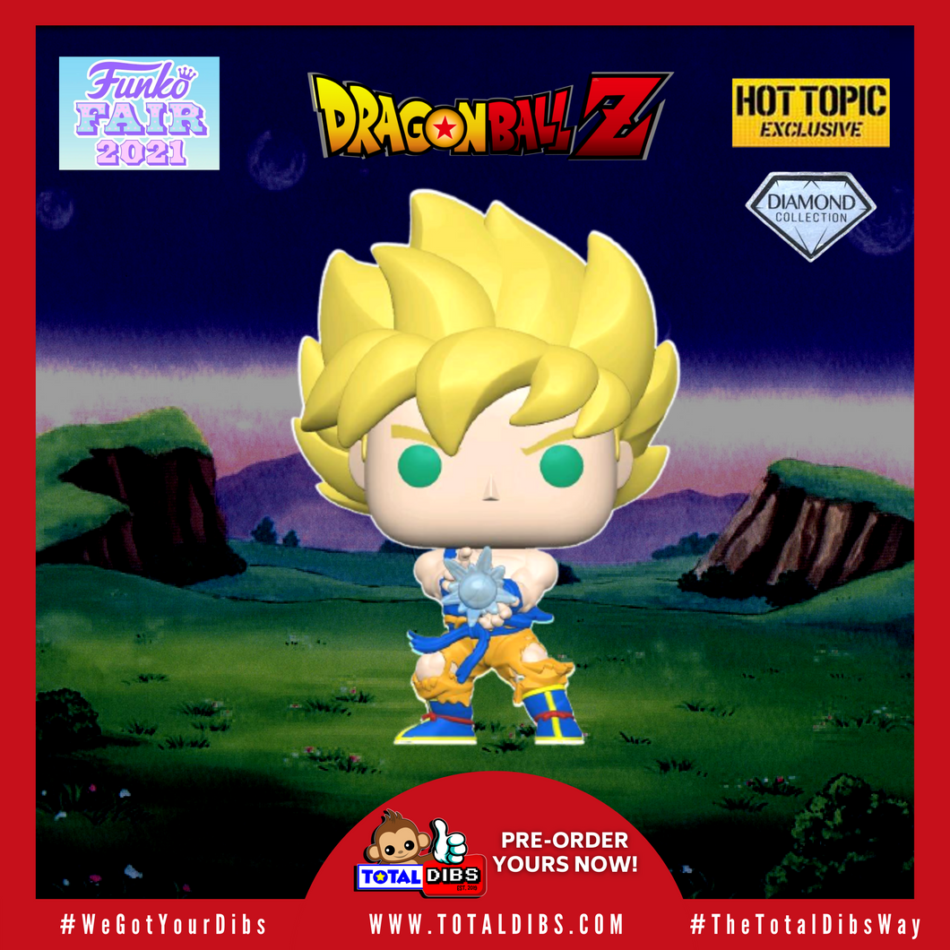 (PRE-ORDER) Hot Topic Exclusive - Pop! Animation Dragonball Z - SS Goku Kamehame Wave (Diamond Collection)