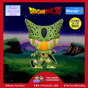 (PRE-ORDER) Walmart Exclusive - Pop! Animation Dragonball Z - Cell First Form (Glows In The Dark)
