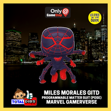 Load image into Gallery viewer, (PRE-ORDER) GameStop Exclusive - Pop! Marvel Gamerverse - Miles Morales Programmable Matter Suit (Pose Version) GITD
