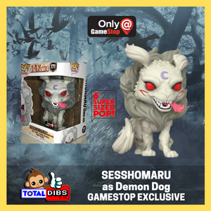 GameStop Exclusive - Pop! Animation - Inuyasha: Sesshomaru as Demon Dog 6"