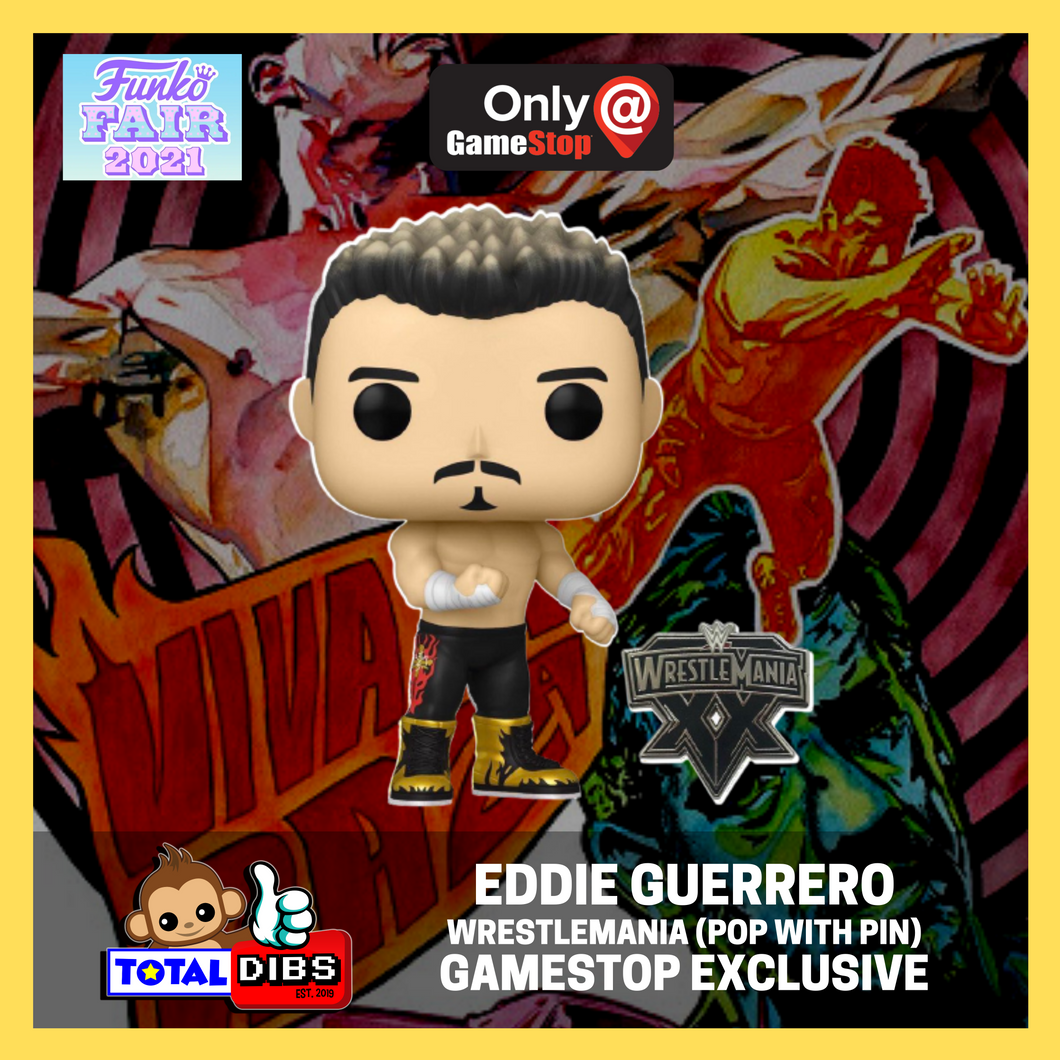 (PRE-ORDER) GameStop Exclusive - Pop! WWE - Eddie Guerrero Wrestlemania (Pop with Pin)