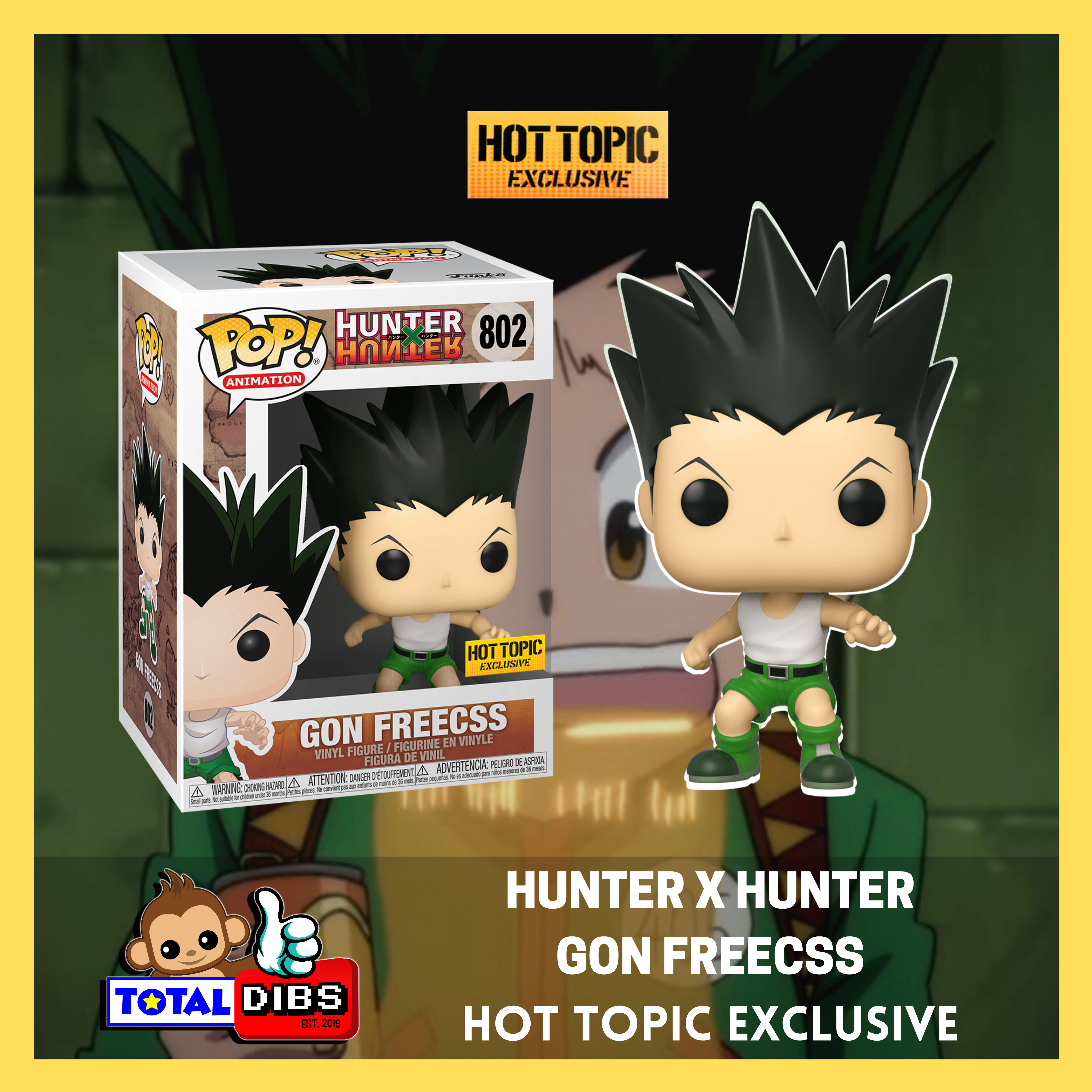Hunter x Hunter - Gon Freecss Funko Pop! Pin