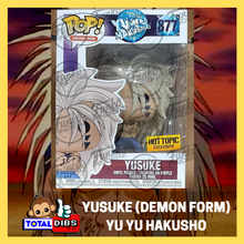 Load image into Gallery viewer, (PRE-ORDER) Hot Topic Exclusive - Pop! Animation Yu Yu Hakusho - Yusuke (Demon Form)
