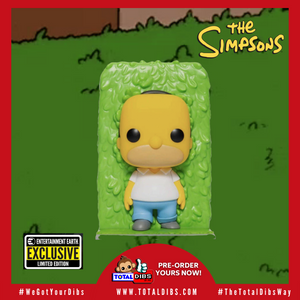 (PRE-ORDER) Pop! Television: The Simpsons - Homer in Hedges (Entertainment Earth Exclusive)