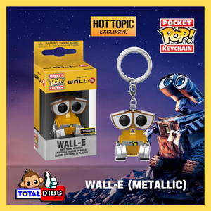 Hot Topic Exclusive - Pocket Pop! Keychain - Disney: Wall-E (Metallic)