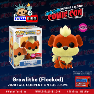 (PRE-ORDER) NYCC 2020 Shared Exclusive - Pokemon: Growlithe (Flocked)