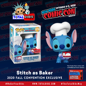 (PRE-ORDER) NYCC 2020 Shared Exclusive - Disney Lilo & Stitch: Stitch as Baker