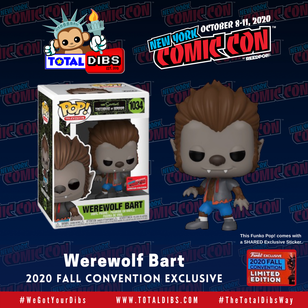NYCC 2020 Shared Exclusive - The Simpsons Treehouse of Horror: Werewolf Bart