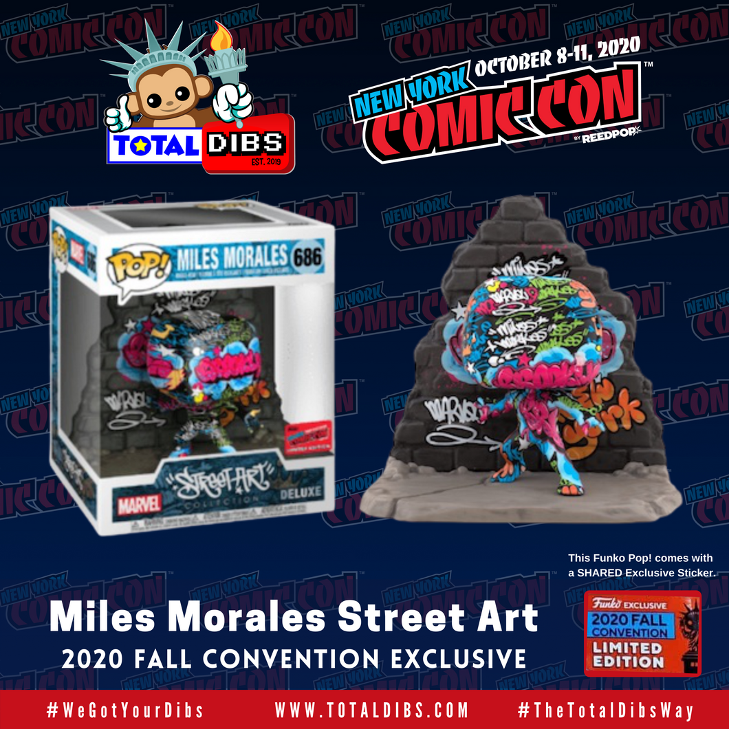 NYCC 2020 Shared Exclusive - Street Art Collection: Miles Morales Street Art