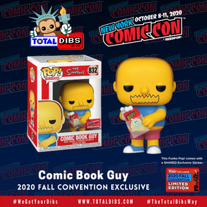 (PRE-ORDER) NYCC 2020 Shared Exclusive - The Simpsons: Comic Book Guy