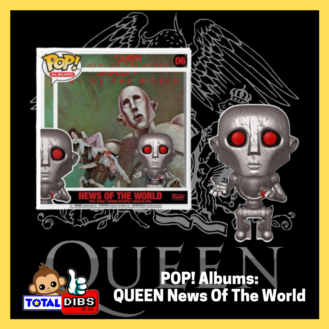 (PRE-ORDER) Pop! Albums - Queen News of the World (with Vinyl Record Combo or Stand-Alone)