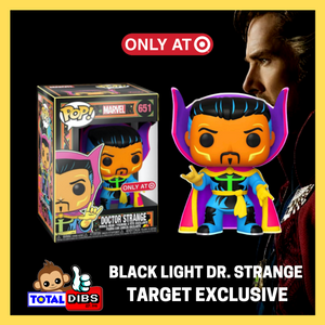 (PRE-ORDER) Target Exclusive - Pop! Marvel - Doctor Strange (Black Light Series)