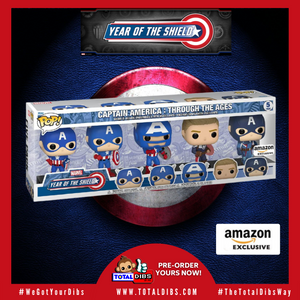 (PRE-ORDER) Pop! Marvel: Captain America Through the Ages Year of the Shield 5-Pack (Amazon Exclusive)