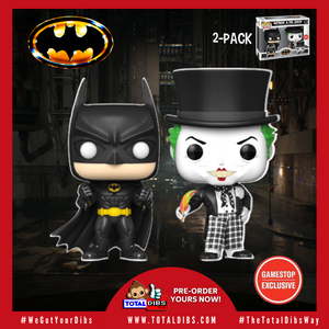 (PRE-ORDER) Pop! Heroes: Batman & The Joker 2-Pack (GameStop Exclusive)