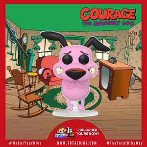 (PRE-ORDER) Pop! Animation: Cartoon Network - Courage the Cowardly Dog