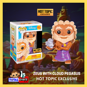 (PRE-ORDER) Hot Topic Exclusive - Pop! Disney Hercules - Zeus with Cloud Pegasus
