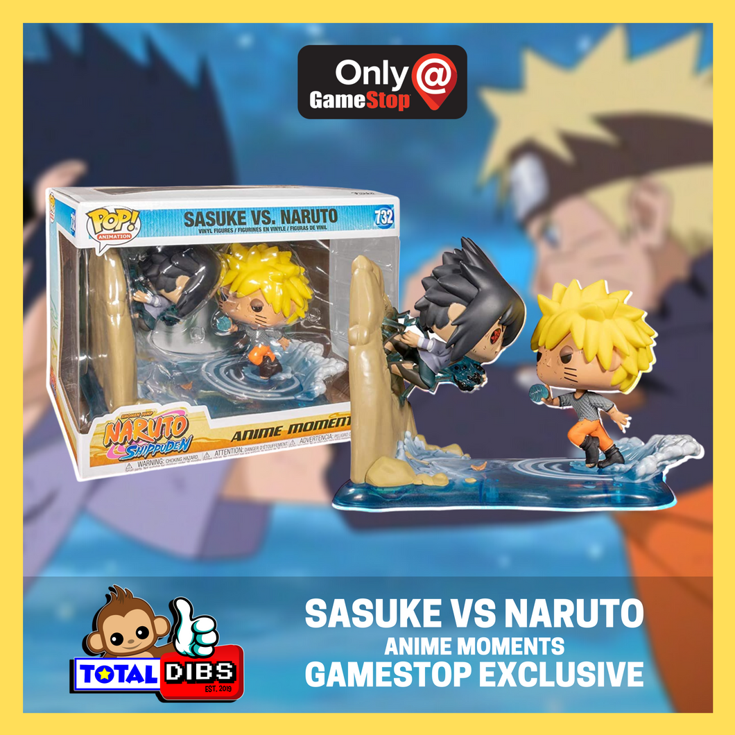 GameStop Exclusive - Pop! Animation Naruto - Sasuke vs Naruto Anime Moments